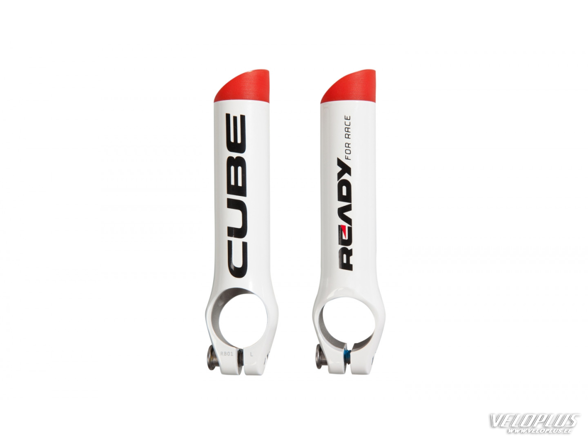 Bar ends CUBE HPA white