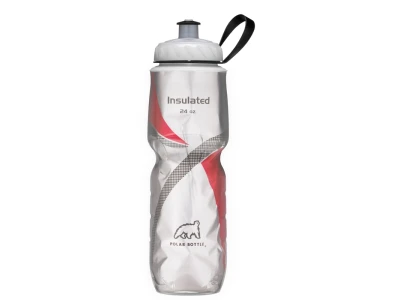 Pudel Polar jahutav 24oz 750ml red pattern