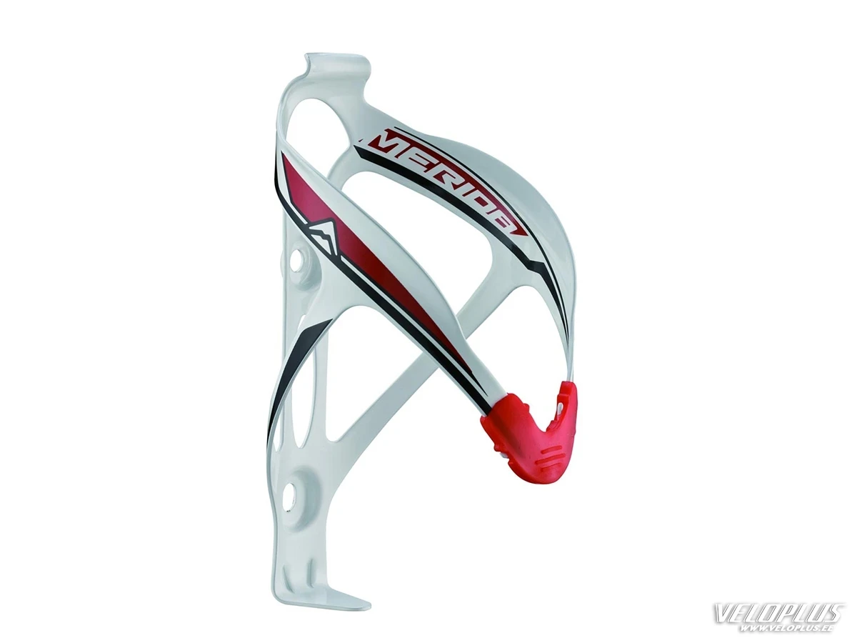 Cage Merida white-red w\rubber