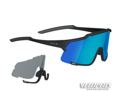 Sunglasses KELLYS DICE, Shiny Black Monochrome