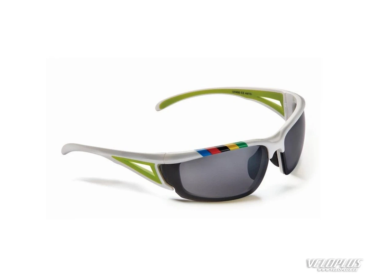 Prillid Merida valge-roheline UCI rainbow