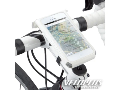 Nutitelefoni hoidja Topeak RideCase iPhone SE/5/5S valge juhtrauale/stemmile