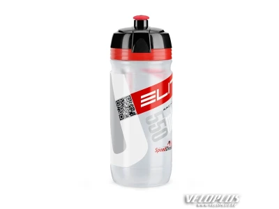 Elite Bottle Corsa Clear Red Logo 550ml