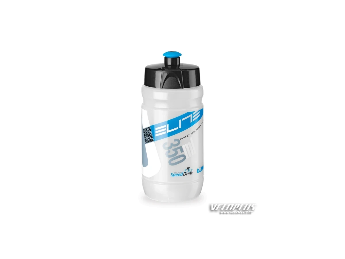 Elite Bottle Corsetta Clear Logo Blue 350ml