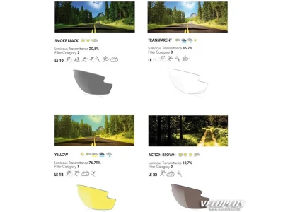 RYDON SPARE LENSES ACTION BROWN™